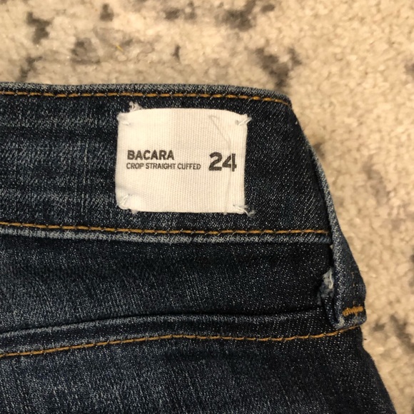 Hudson Bacara Cropped Straight Cuffed Jeans Size 24 - Picture 11 of 11